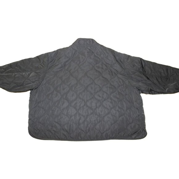 H&M Oversized Quilted Jacket in Black (3XL) Boxy Fit Lightweight Outerwear - Picture 10 of 10